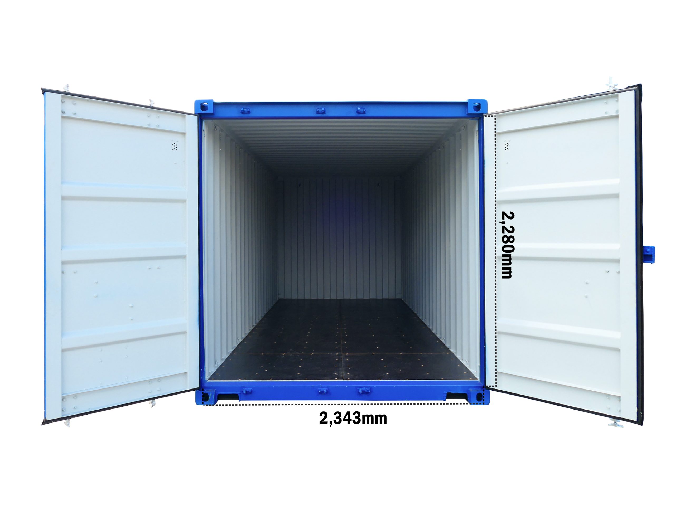 Door Open Dimension of 20ft General Purpose Shipping Container