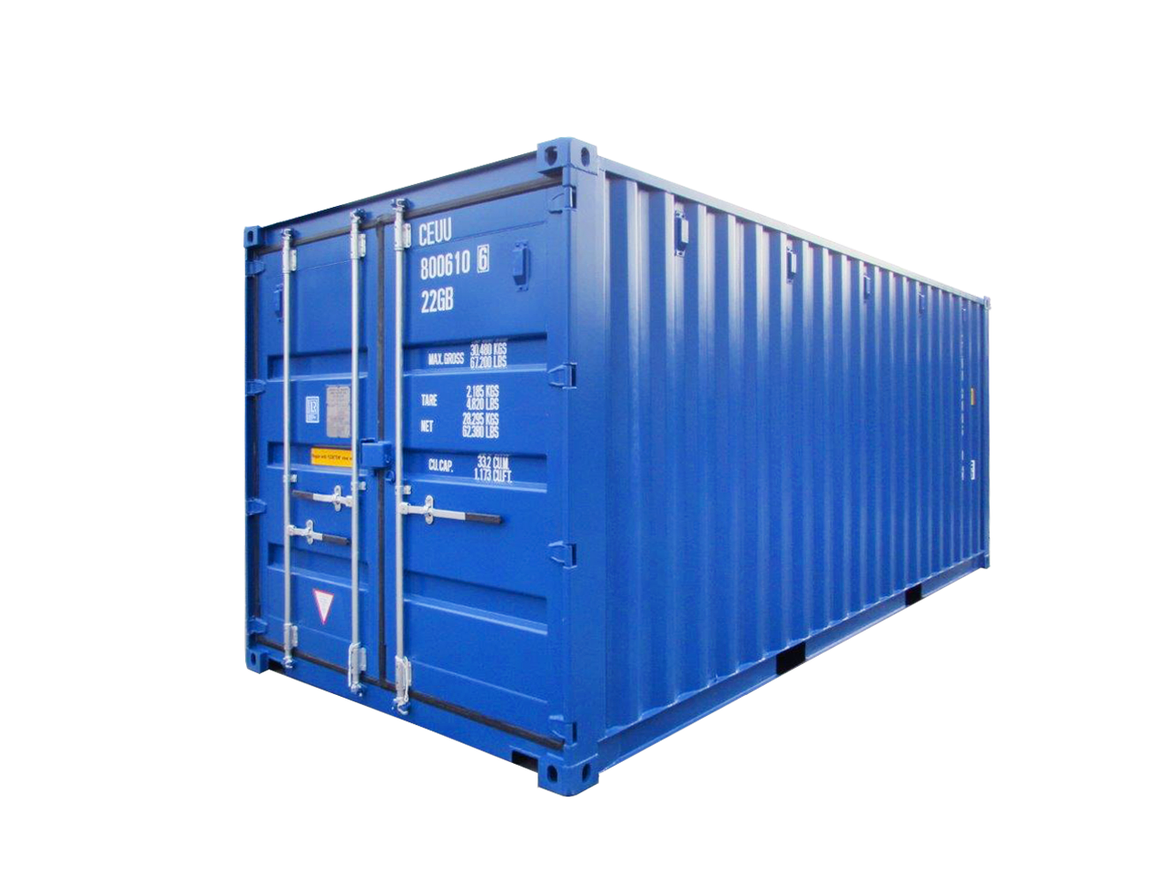 20ft General Purpose Container Xtainer Model 8 20ft GP Container RAL 5010